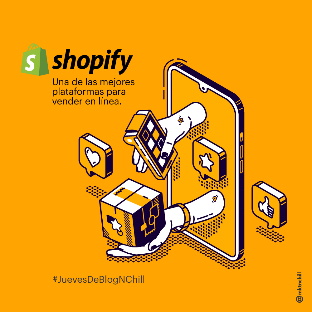 Featured image for “Shopify,  vende en línea.”